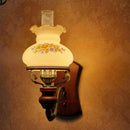 Nordische Wandleuchte Holz LED Retro Vintage für Innendekoration