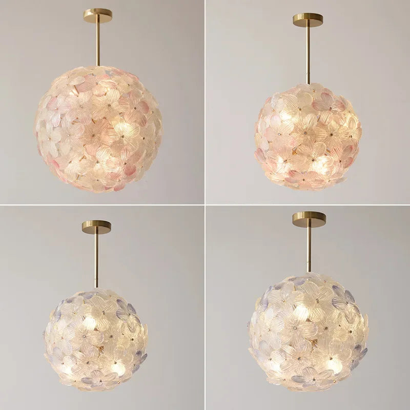 suspension moderne en verre pour décoration intérieure design rétro - vue 6 sur 14