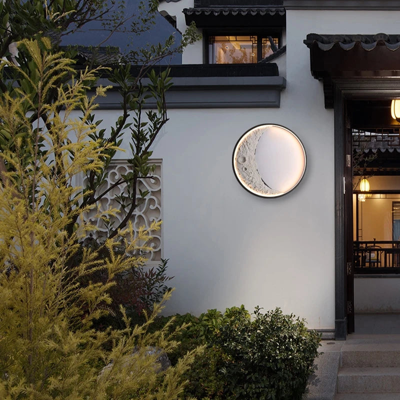 applique murale extérieure moderne à led imperméable pour jardin et villa - vue 4 sur 10