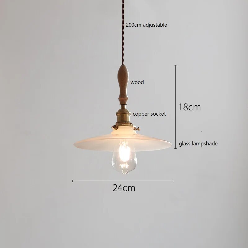 Design-Pendelleuchte LED Schmetterling Keramik und Holz - vue 24 sur 30