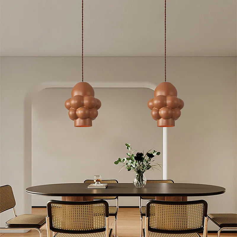 Suspension LED design Nordique Wabi Sabi - vue 4 sur 9