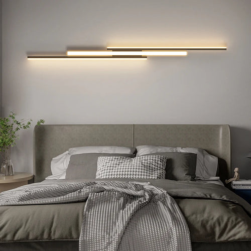 Minimalistische LED-Wandleuchte dekorativ ideal für Sofa und Flur - vue 6 sur 10