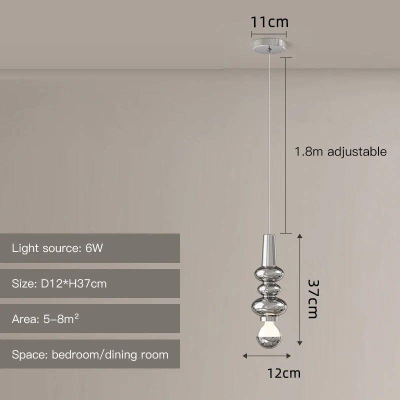 suspension nordique led moderne pour décoration intérieure élégante