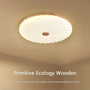 Deckenleuchte aus Holz und LED für moderne Inneneinrichtung
