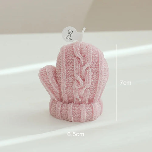 bougie parfumée mignonne en forme de gants faits main décoration de fête - vue 11 sur 10