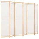 6-panel cream parting Wall, 240x4 cm fabric
