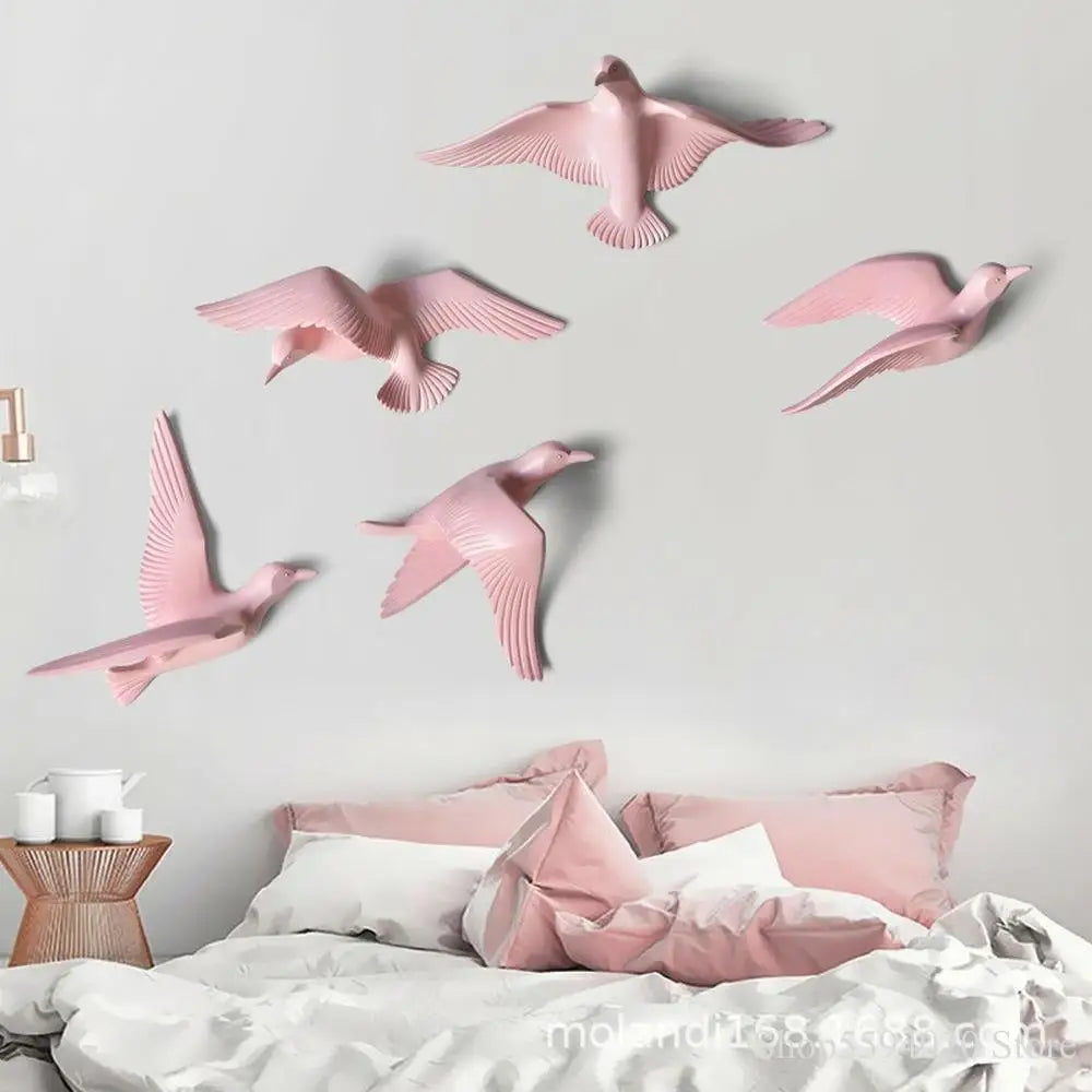 décoration murale créative en forme de mouette décoratif - vue 3 sur 36
