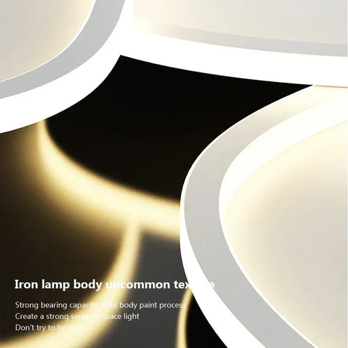 plafonnier nordic led rond luminaire d'éclairage décoratif intérieur