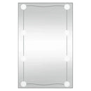 50x80 cm wall mirror with LED lights rectangular glass, home decoration wall Decker living room decoration