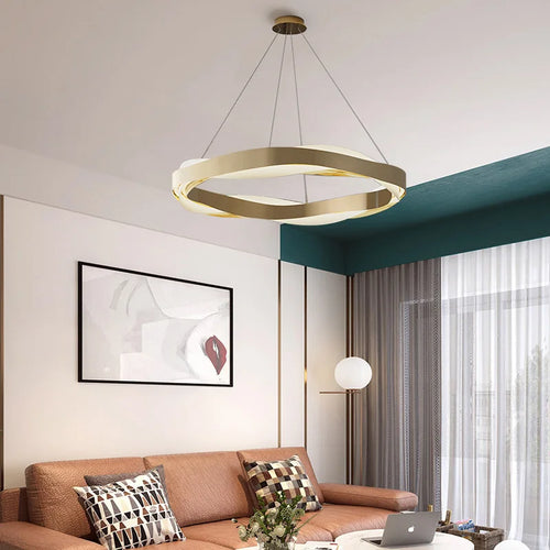 Moderner Kronleuchter Pendelleuchte elegantes Design Innenbeleuchtung