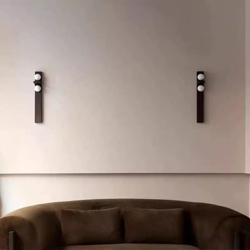 Moderne Wandleuchte mit Glaskugel – Kreative Leuchte für Hotel - vue 4 sur 8