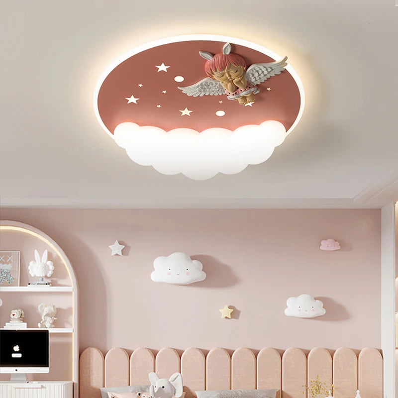 lustre led moderne avec télécommande pour décoration intérieure - vue 7 sur 18