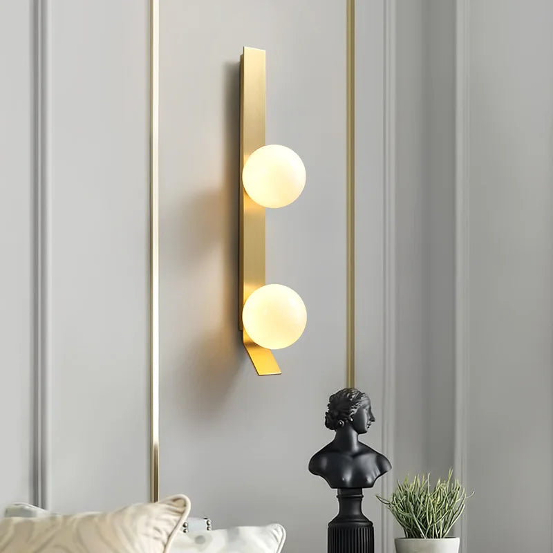 applique murale moderne en verre et métal pour intérieur de luxe - vue 3 sur 11
