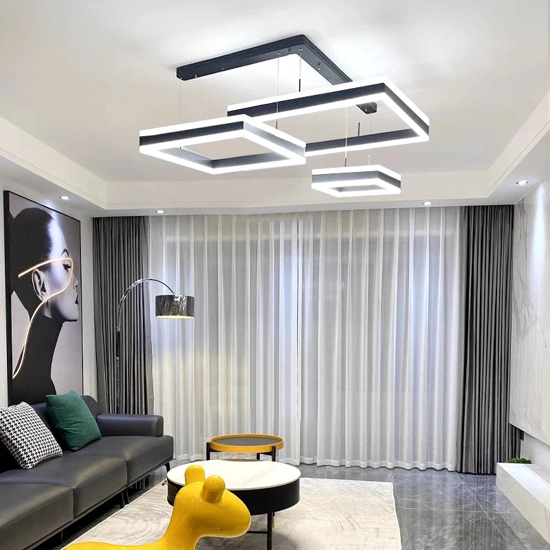 suspension moderne led pour éclairage intérieur - vue 5 sur 10