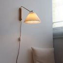 Wandleuchte aus Kupfer mit Schalter und drehbarer LED-Lampe