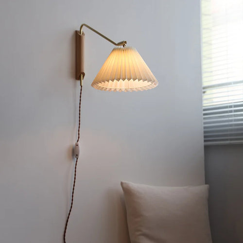 Wandleuchte aus Kupfer mit Schalter und drehbarer LED-Lampe - vue 2 sur 7