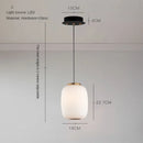 lustre led en verre design minimaliste japonais créatif et artistique