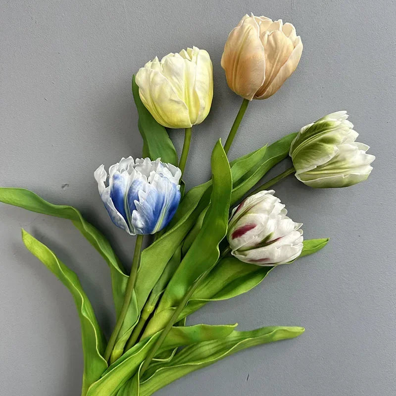 fleurs artificielles tulipes pour décoration festive et vacances - vue 7 sur 11