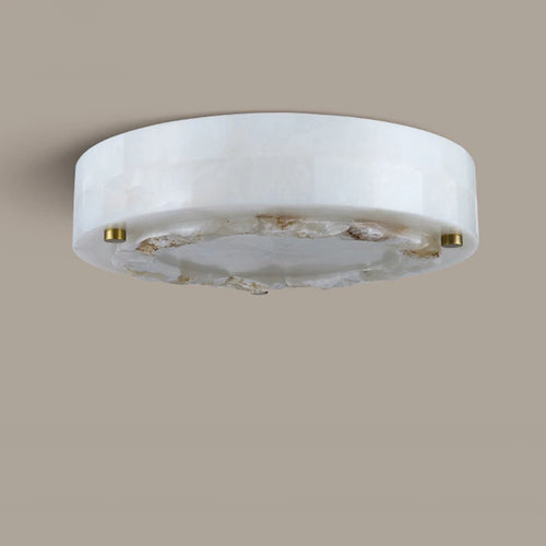 plafonnier luxueux en marbre naturel suspendu grand luminaire