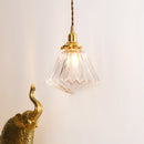 suspension en verre diamant led nordique moderne