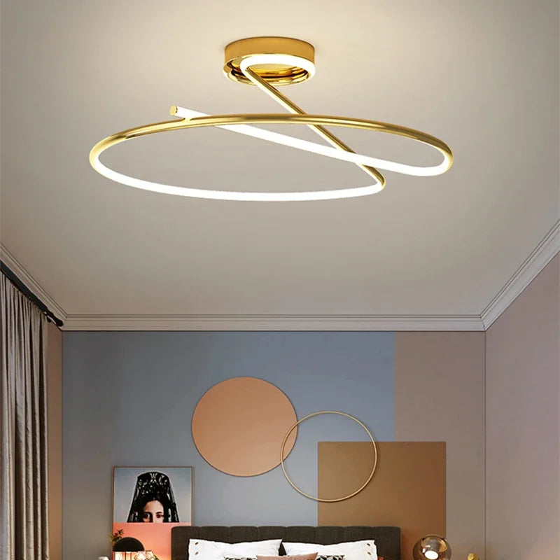 Plafond moderne à LEDs allée pour salon salle à manger chambre Loft décoration de la maison luminaires d'intérieur - vue 3 sur 22