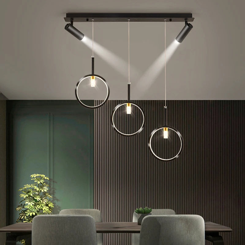 lustre led décoratif pour intérieur éclairage plafond