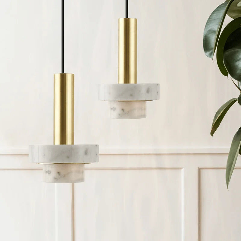 Suspension moderne en marbre design - vue 3 sur 10