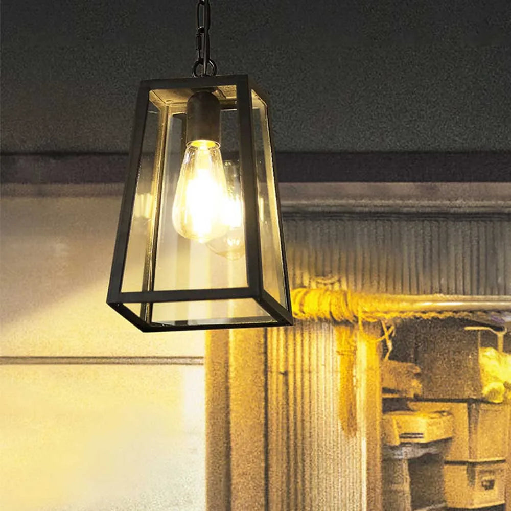 suspension rétro imperméable pour éclairage extérieur élégant - vue 3 sur 7