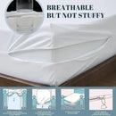 1pc 6-Sides Fully Enclosed Waterproof Mattress Cover With Zipper (Without Pillowcase), Dust-proof Mattress Protector Solid Color