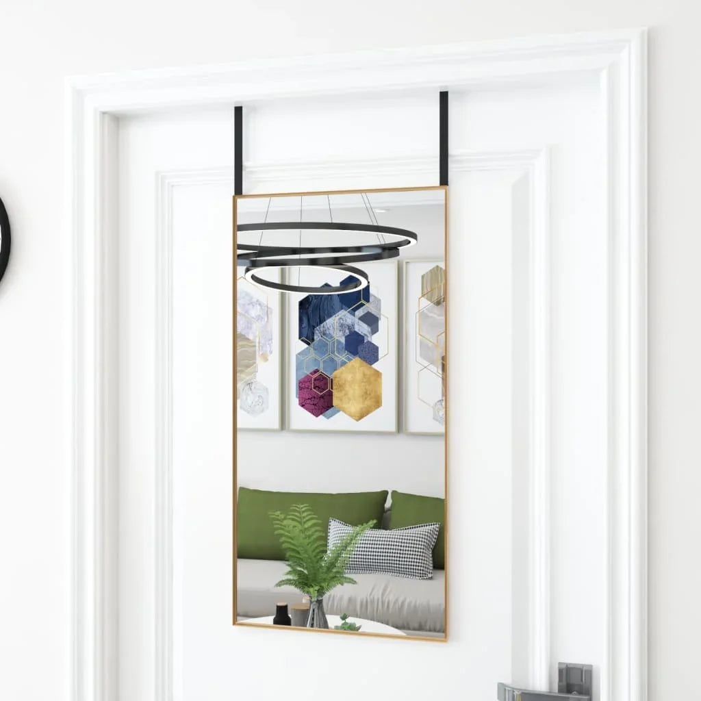 miroir de porte décoratif en verre et aluminium - vue 6 sur 5