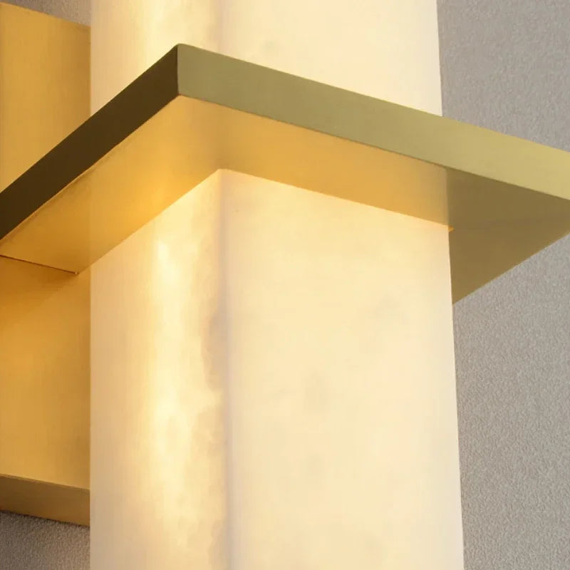 applique murale rétro en marbre pour décoration intérieure moderne - vue 6 sur 7