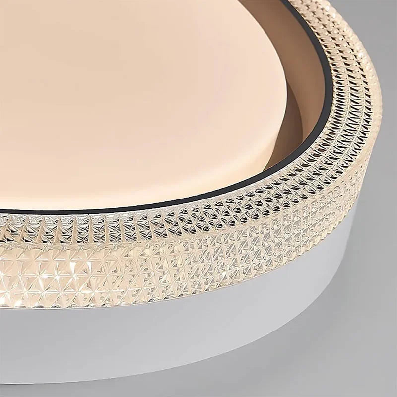 Plafonnier rond moderne à leds pour intérieur décoratif maison - vue 5 sur 7