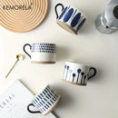 Tasse ceramique style japonais motif artisanal bureau maison