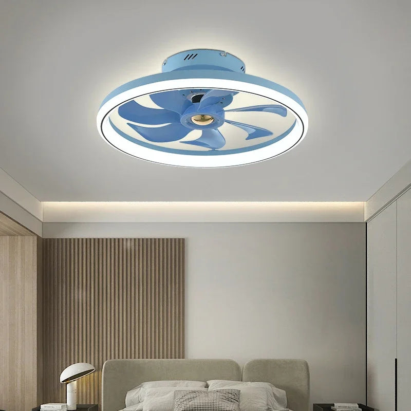 plafonnier moderne intelligent avec lumière led et télécommande - vue 4 sur 11