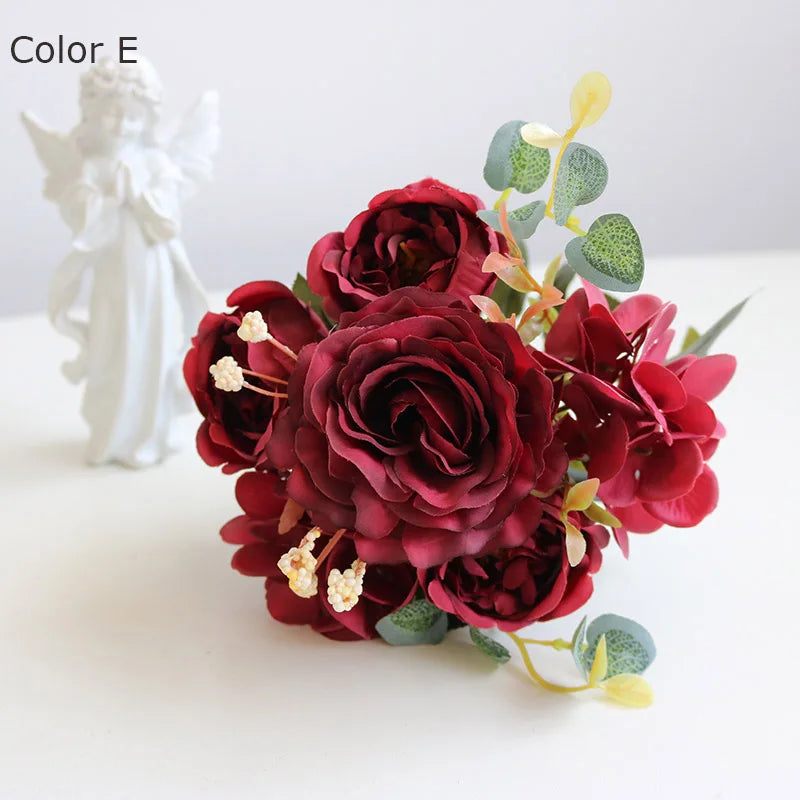 bouquet de fleurs artificielles pour décorations de mariage et automne - vue 11 sur 12