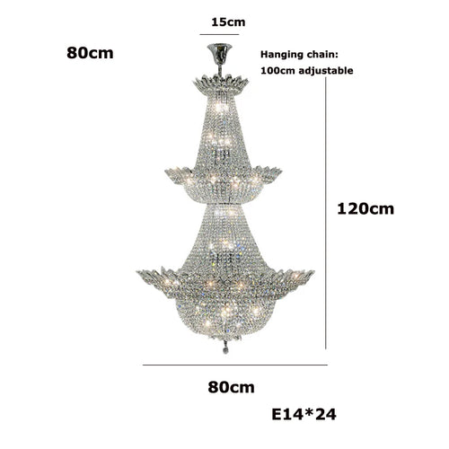 lustre led k9 cristal à intensité variable design moderne 2024
