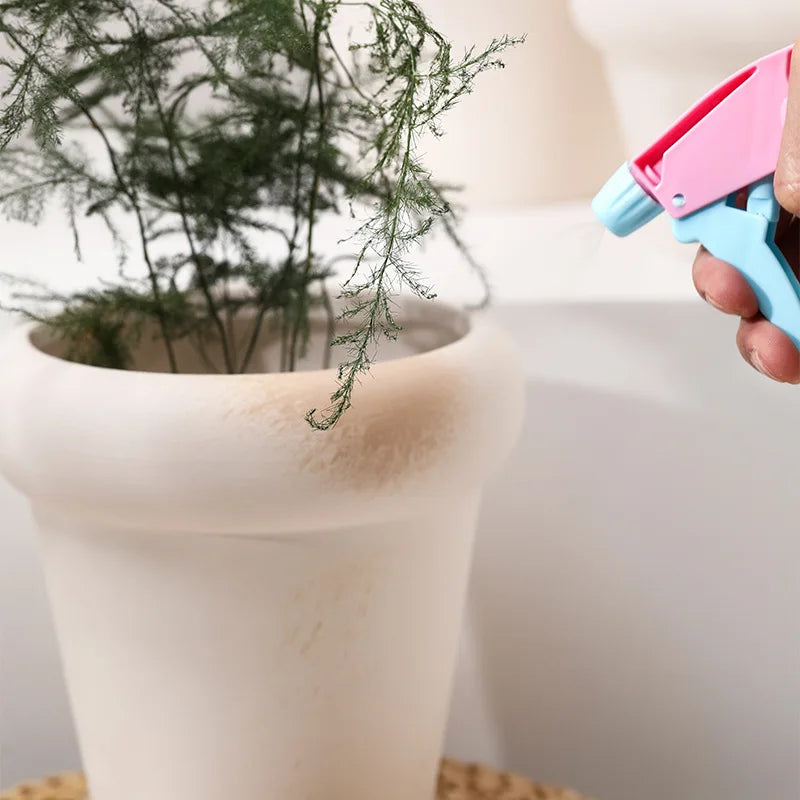 pot de fleurs en céramique avec plateau pour balcon - vue 5 sur 13