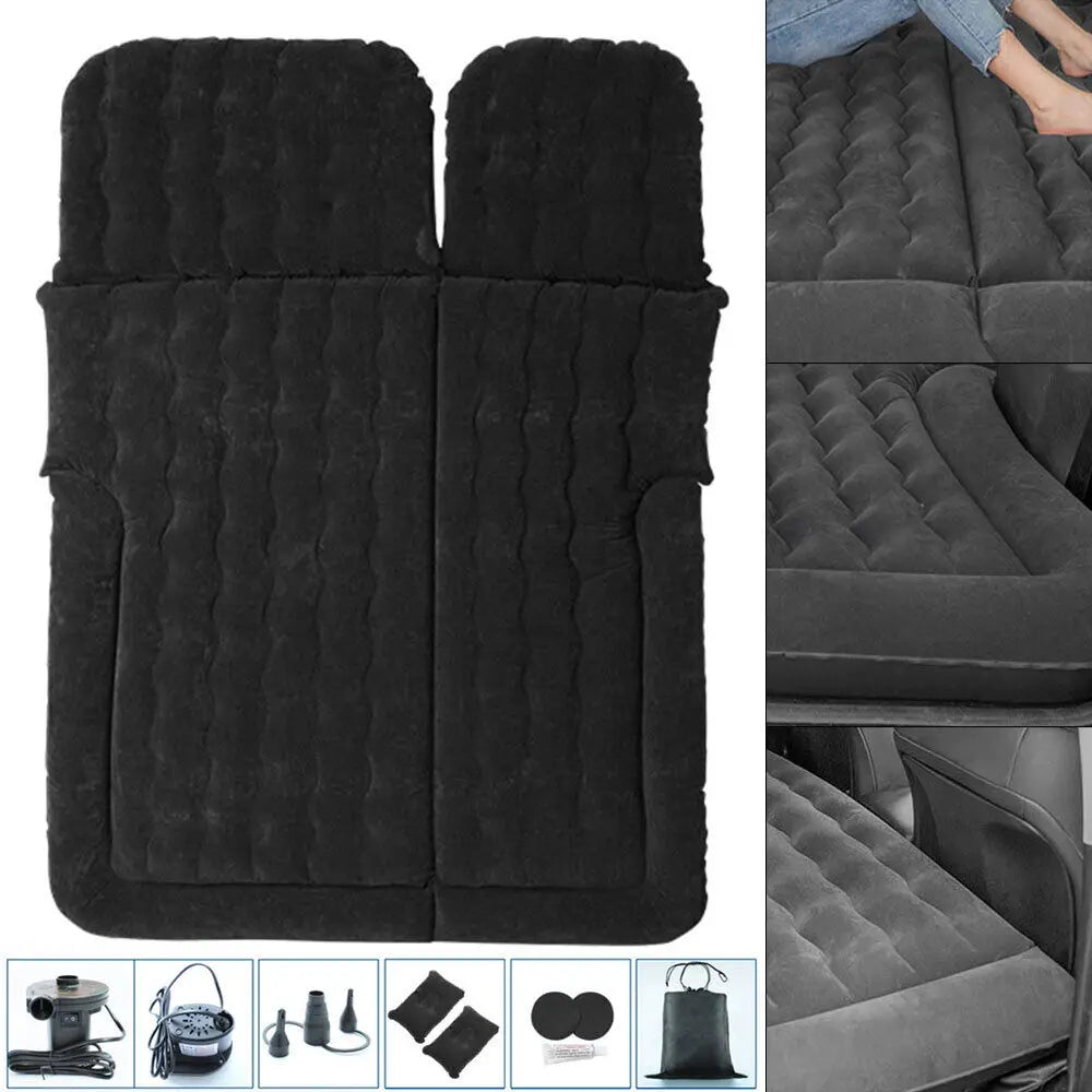 SUV Car Air Mattresses Folding Mattress with Air Pump∙ Inflatable Pillow 175 x 130 x 13CM, Max300KG Inflatable Mattress for Cars