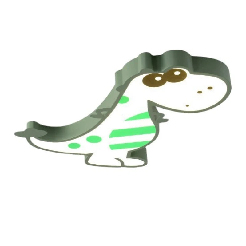 LED Ceiling Creative Cartoon Dinosaur for Children's Room Lamp, Modern Warm and Romantic Boy and Girl Bedroom Light  Lampara RC - vue 6 sur 8