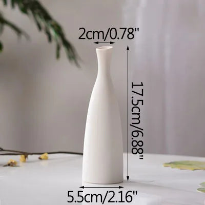vase en céramique moderne pour fleurs séchées décoration artisanale - vue 9 sur 12