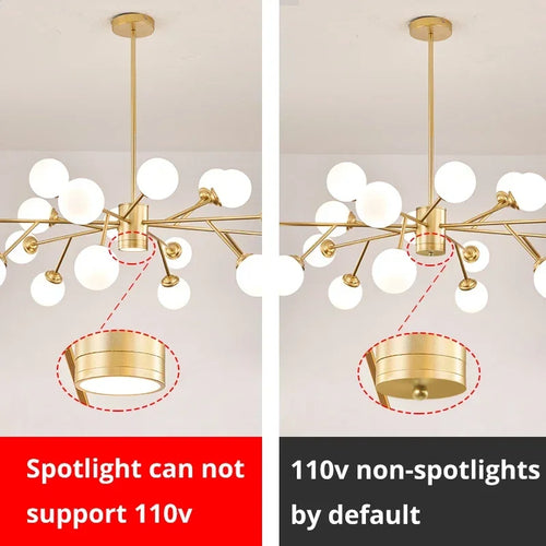 lustre led design élégant pour éclairage intérieur moderne - vue 6 sur 16