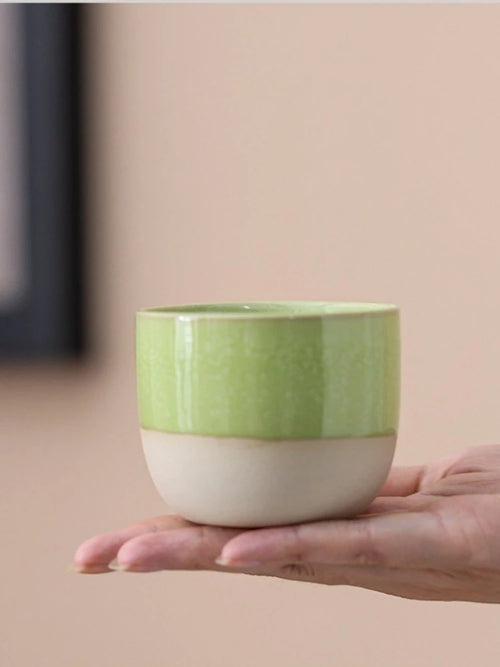 Mug céramique bohème fait main motifs marocains artisanaux