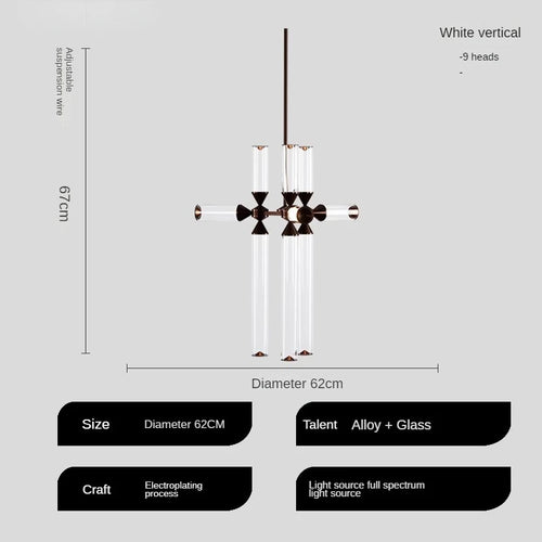 Tischlampe aus Glas im italienischen Design für moderne Räume - vue 9 sur 19