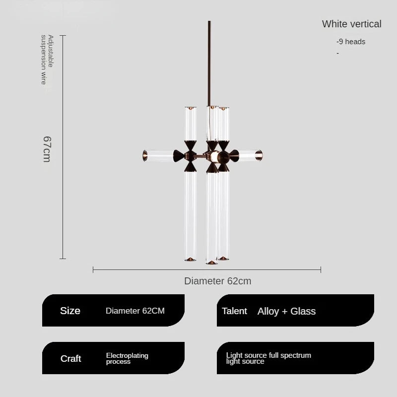 Tischlampe aus Glas im italienischen Design für moderne Räume - vue 8 sur 19
