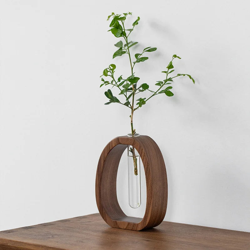 ustensile en bois massif pour arrangement floral créatif et simple - vue 4 sur 7