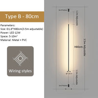 Minimalistischer LED-Pendellampadaire im modernen Design für die Innendekoration