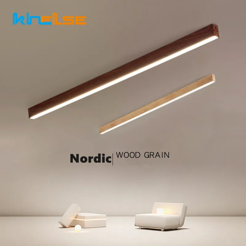 plafonnier led aluminium nordique grain allée - vue 3 sur 13
