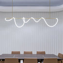 lustre led moderne long tuyau minimaliste pour bar