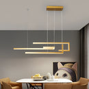 Moderne LED-Pendelleuchte rechteckig dimmbar