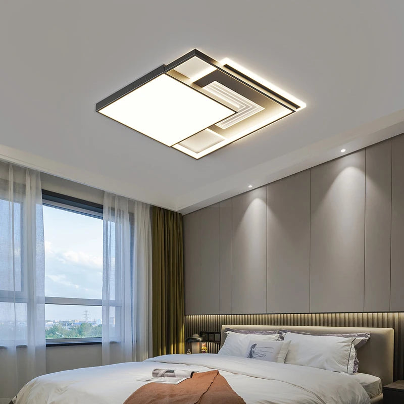 Plafonniers LED Simple Ambiance Moderne Créatifs - vue 5 sur 14